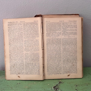 1854年製アンティークウェルチ聖書。新約聖書（ニューヤド