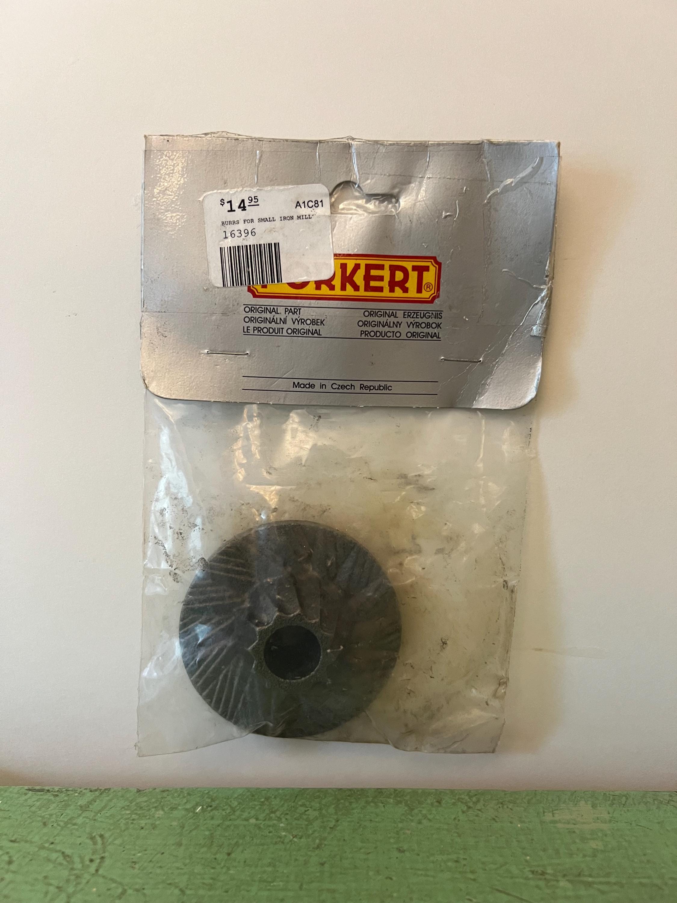 NOS Rotating Millstone UM75 Porkert Original Parts Burrs for Small Iron ...