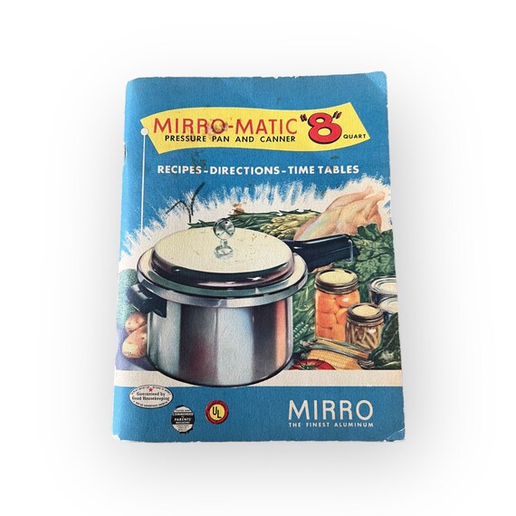 Mirro 8 qt pressure cooker hotsell