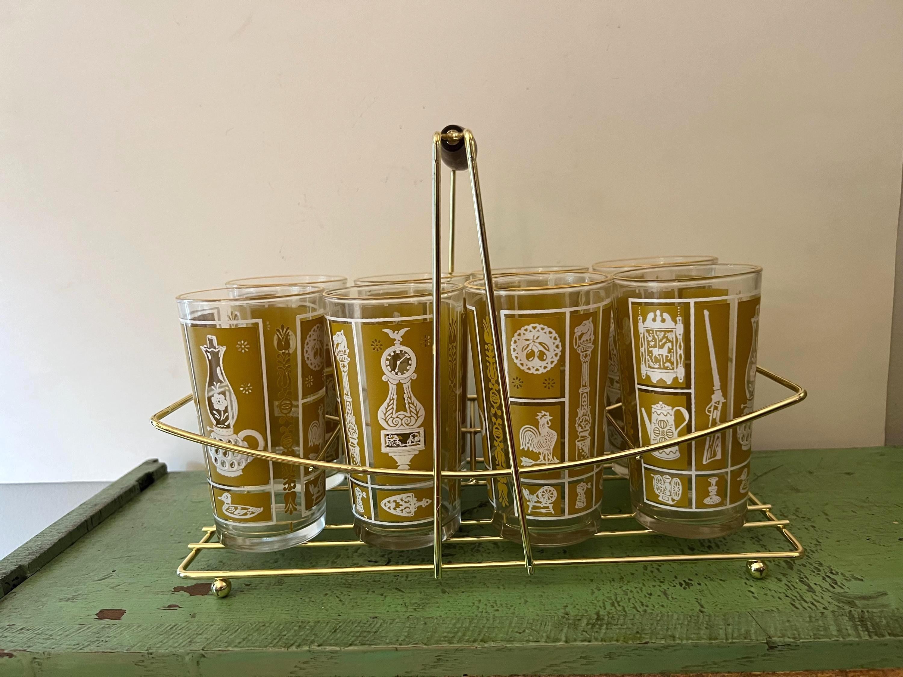 Mcm Glass Caddy - Etsy
