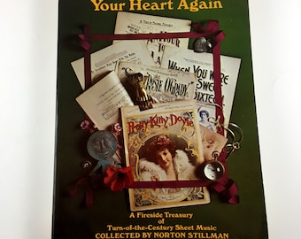 1971 Trust Me with Your Heart Again. Fire Side Treasury- Turn of the Century Sheet Music. Norton Stillman. A+ Condition. Beautiful Pictures