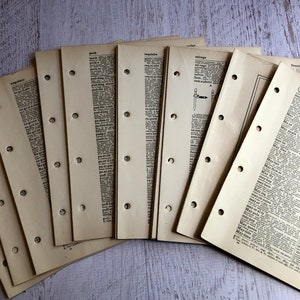 100 Antique Book Pages. 1920s Book Page Bundle. Old Paper, Great Typography! Book Page, Wedding Crafts, Junk Journal. Encyclopedia Pages