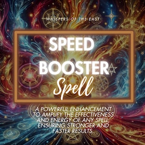 Spell Booster | Amplify Strength, Speed and Lasting Effects of Any Spell | Full Ritual Report and PDF Included