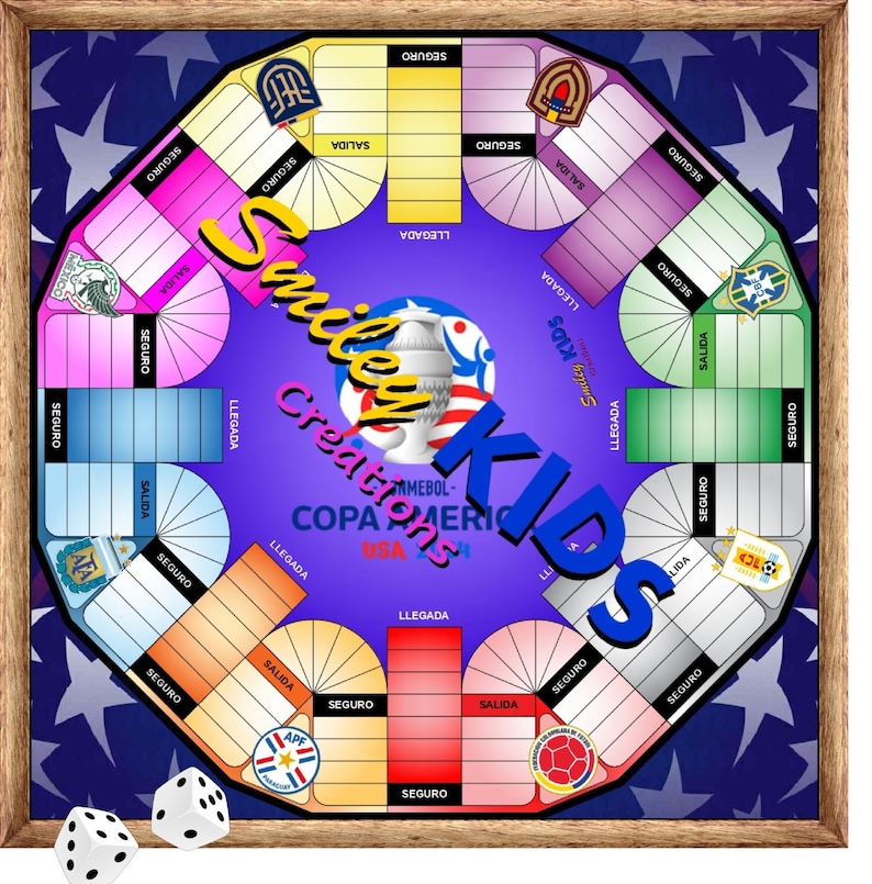 Parques Colombiano Magnético – Jeu De Société – 8 Pions – Parchís – NEUF