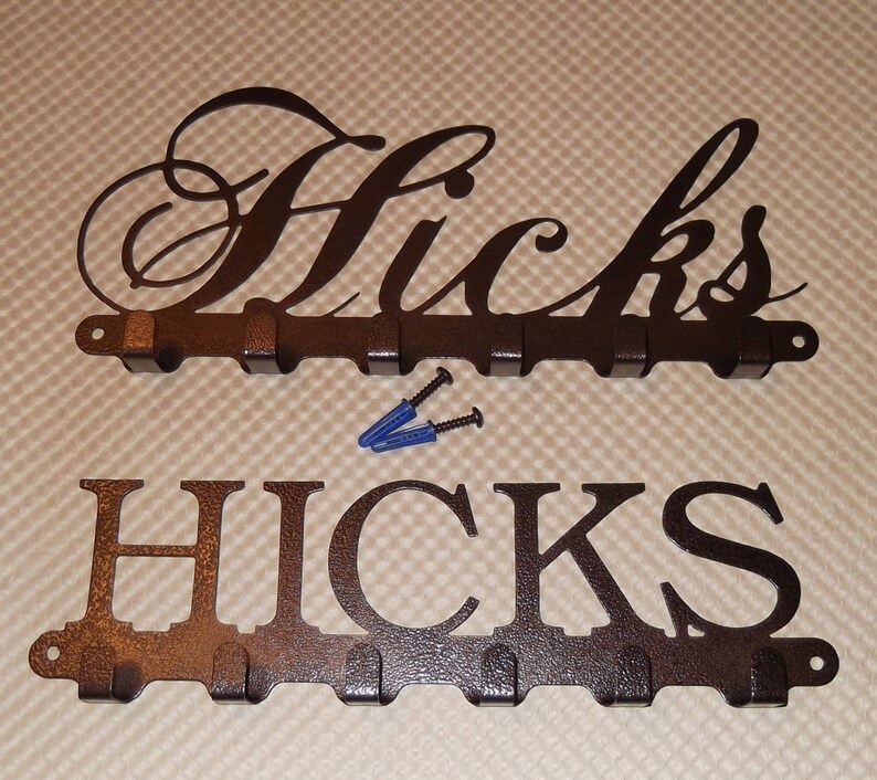 personalised wall hooks