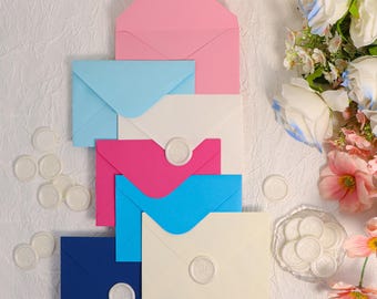 Custom Envelope and Wax Seal Set: Peel-and-Stick Stationery