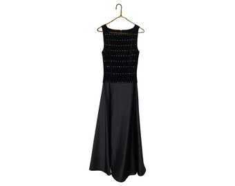 Vintage Brown Tadashi Shoji A-line Evening Dress UK 14 Petite - Etsy
