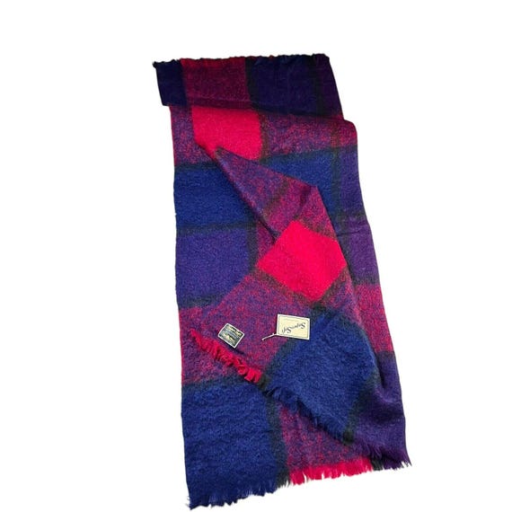 ヴィンテージ スーパーソフト ケープ モヘア ブランケット ホット