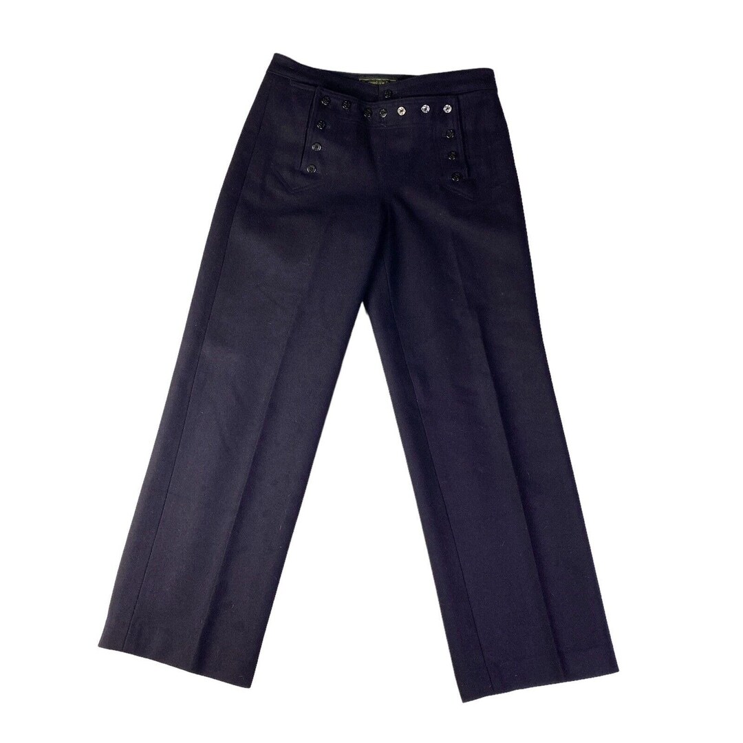 Abercrombie Fitch True Vintage 90s Y2K Navy Blue Wool Sailor Etsy