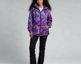 Vintage 80s Glacial Fog London Fog Colorblock Ski Jacket Womens S