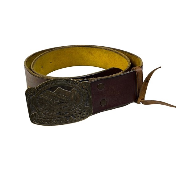 Vintage Colorado 1970s Metalworks Leather Heavyweight Etsy