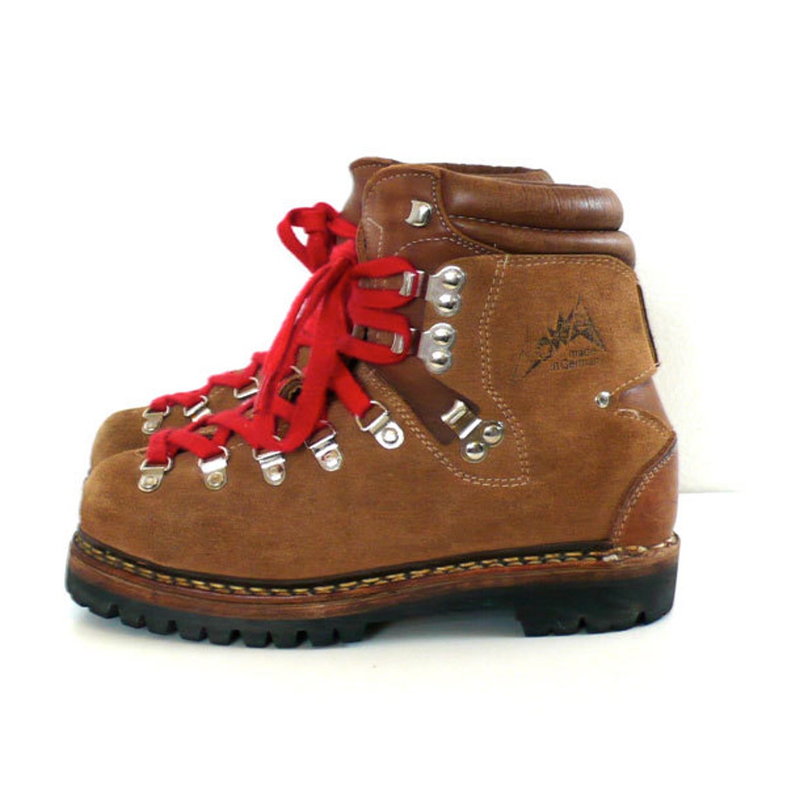 Vintage Lowa Alpine Hiking Boots // Size 3 1/2 Mens Etsy