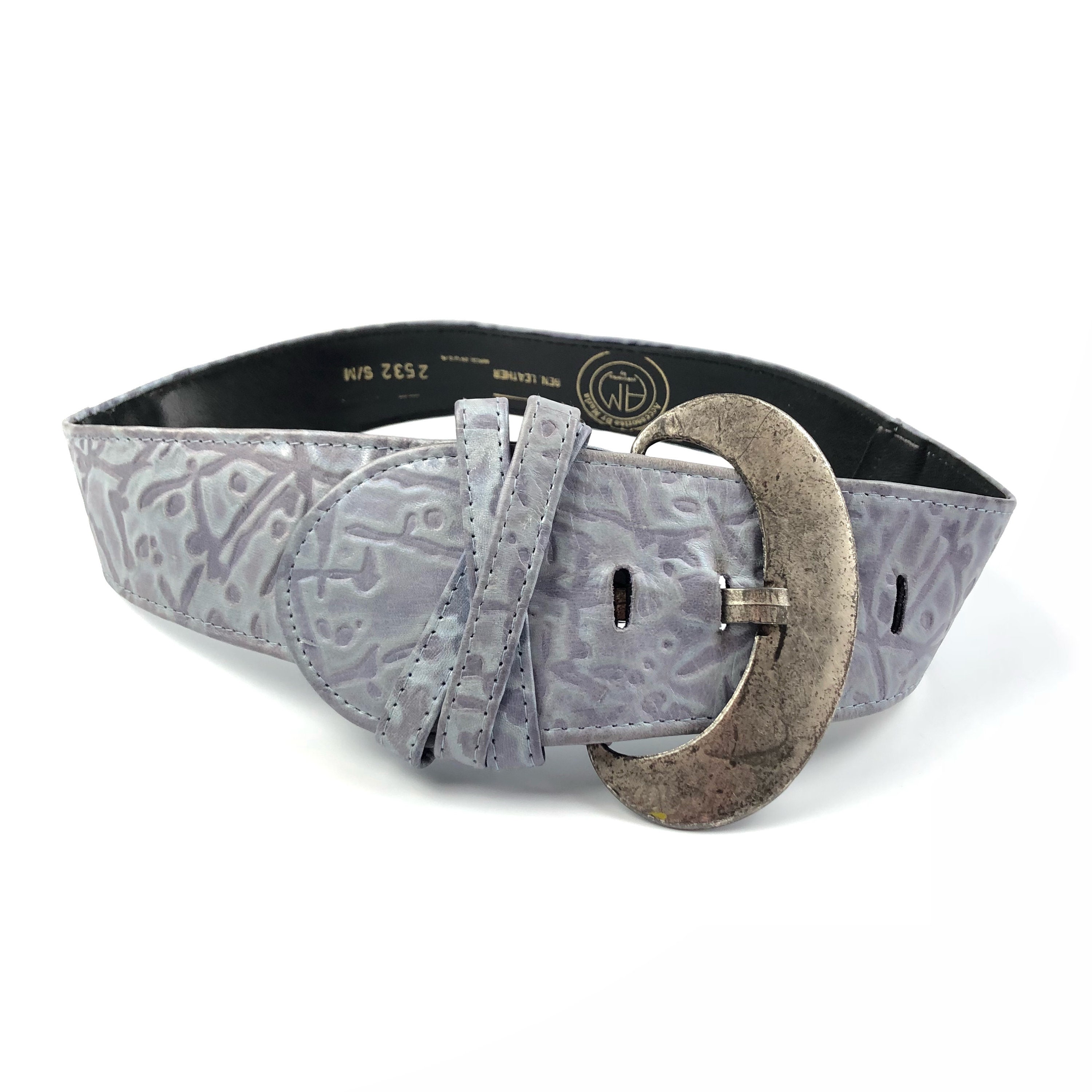 Vintage Accessories by Marla Oversized Embossed Lilac 
