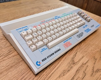 Red Storm Rising - C64 Keyboard Template