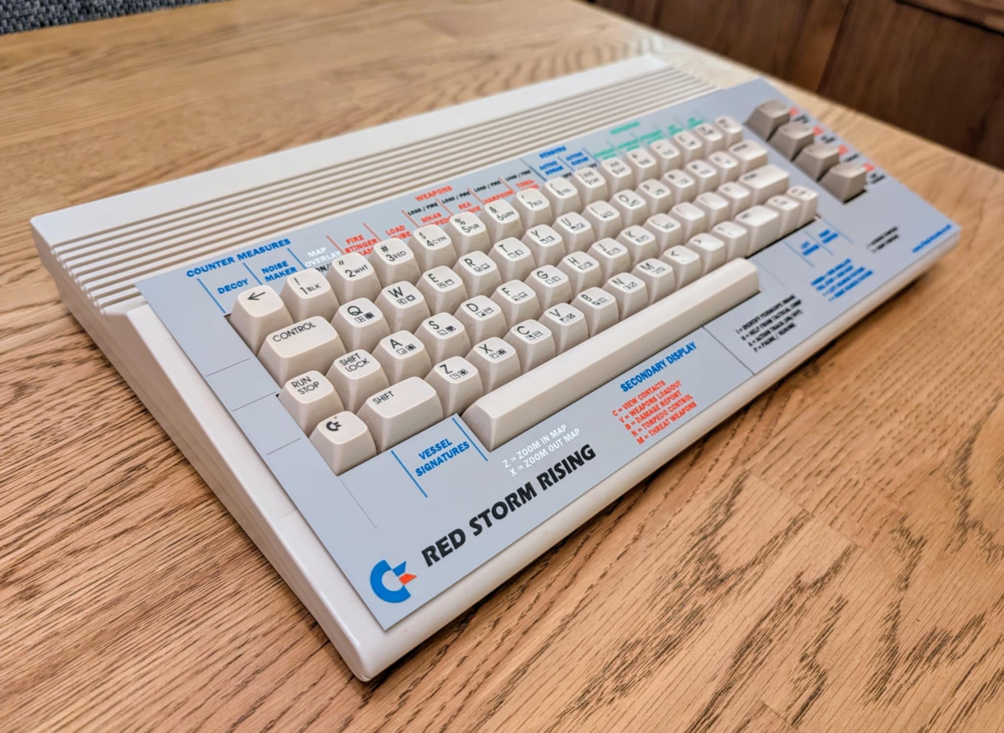 Red Storm Rising - C64 Keyboard Template - Etsy