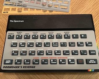 Doomdark&#39;s Revenge - Spectrum Keyboard Template