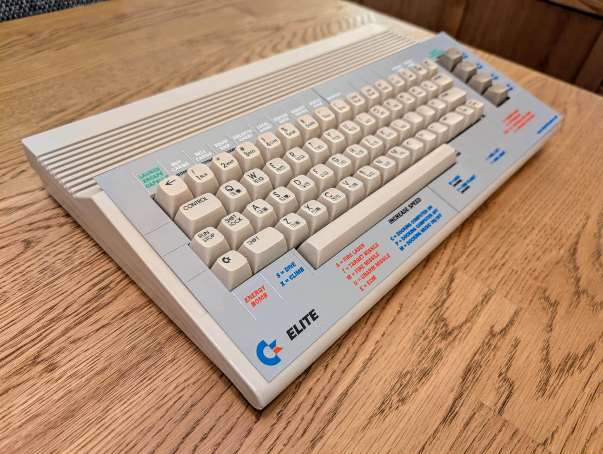 Elite - C64 Keyboard Template - Etsy