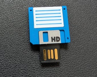 Blank floppy disk style USB Flash Drive - Retro gift
