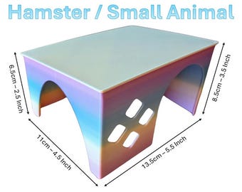 3D printed Hamster and Small Animal House / Hide