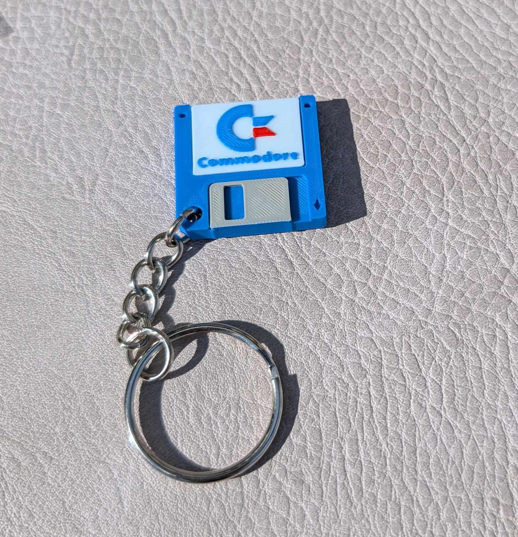 Commodore Floppy Disk Keyring: Retro 80s Computer Keychain - Etsy