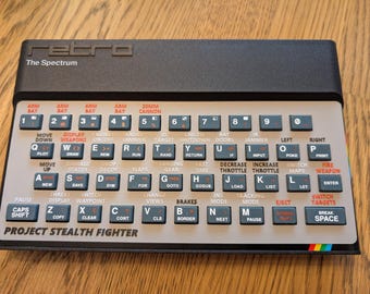 Project Stealth Fighter - Spectrum Keyboard Template