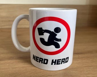 Nerd Herd Inspired Mug | Chuck TV Show Fan Gift | Geek Coffee Mug