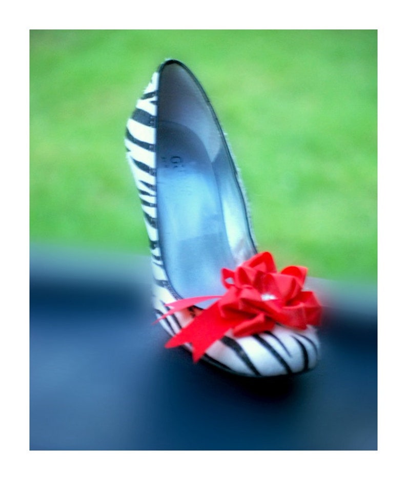 Christmas Shoe Clips Red Bow Shoe Clip Satin Ribbon Bow Shoe Etsy