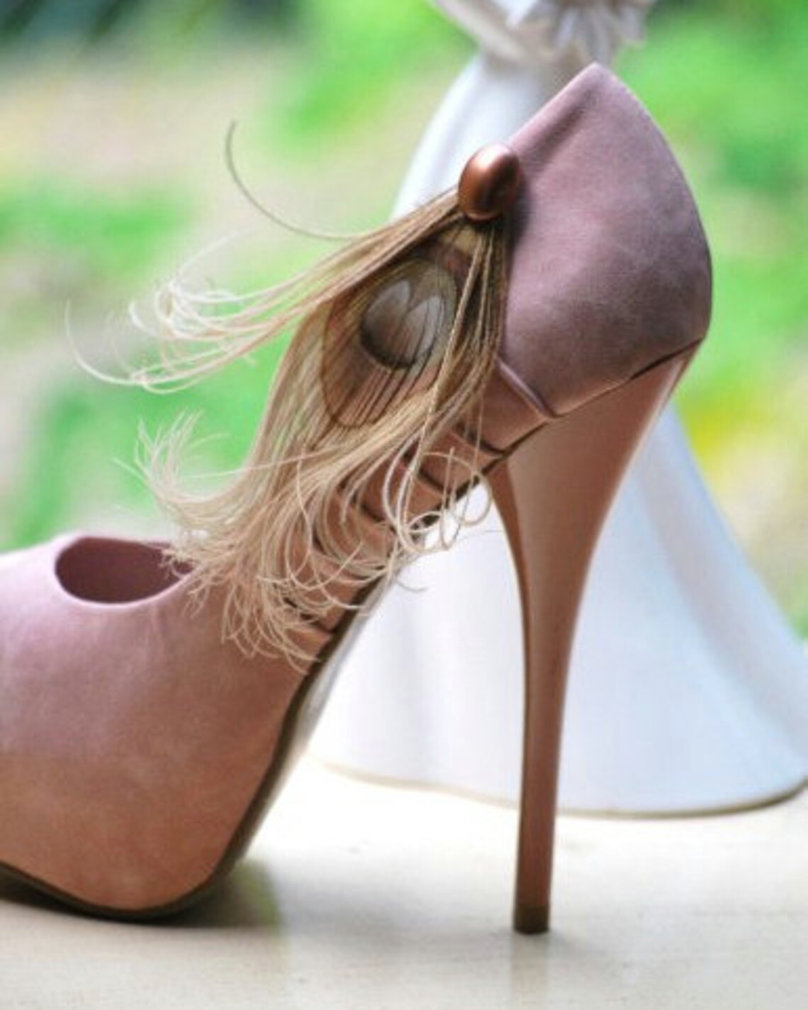 Pearl & Champagne Shoe Clips. Wedding Big Day Gift Elegant Etsy