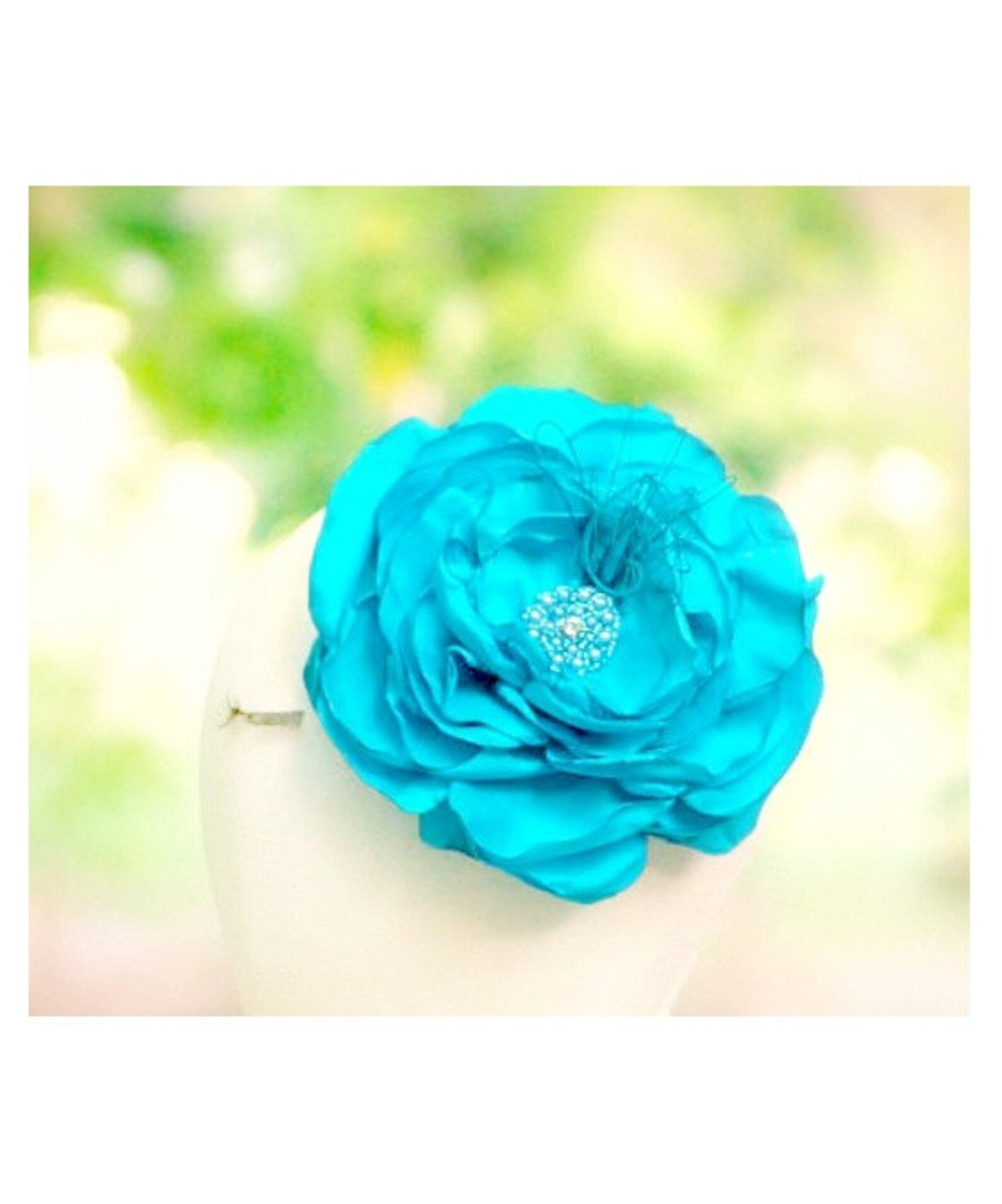 Pin / Hair Clip / Comb Red & Black Feathered Flower Etsy