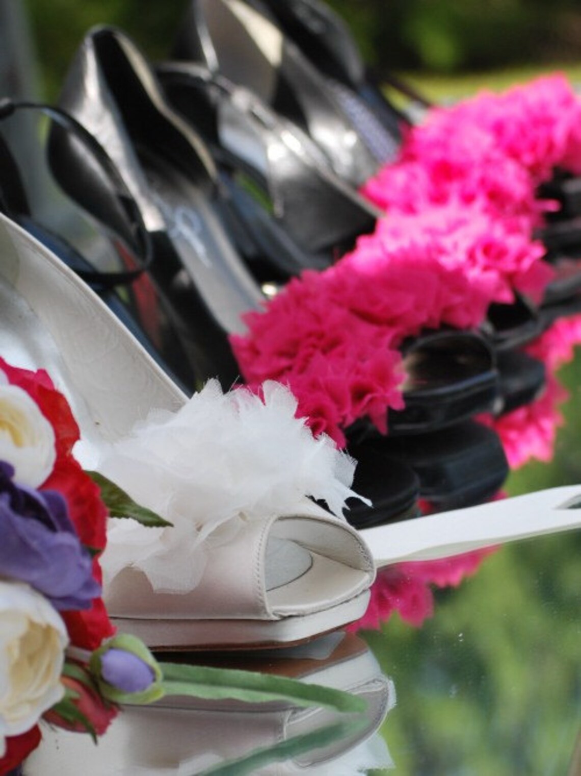 Champagne Nude Ruffles Shoe Clips. Bridal Bride Bridesmaid Etsy