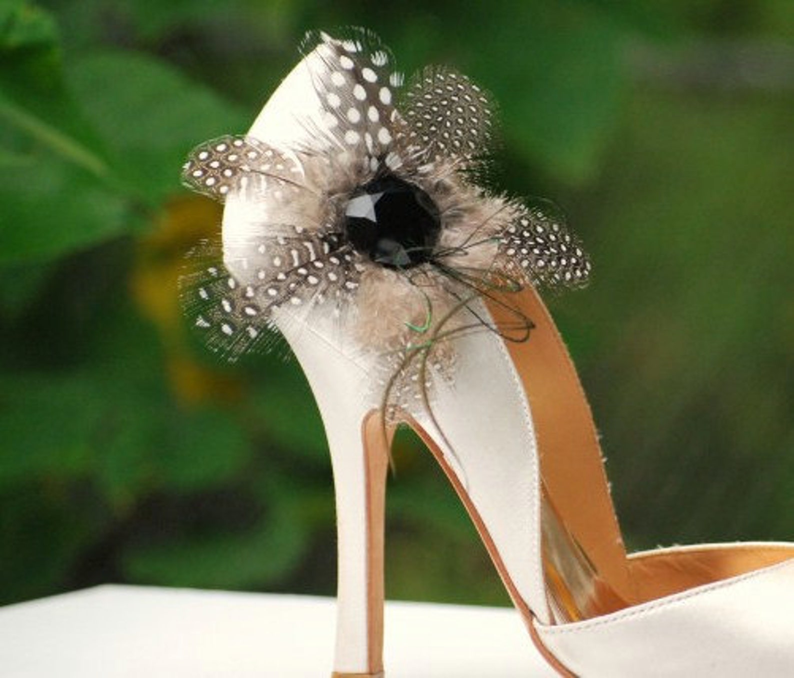 Classy Bridal Shoe Clip Set. Handmade Statement Jewel Gem Etsy