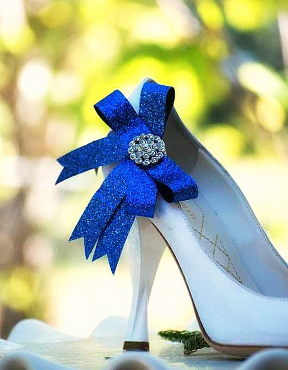 Blue shoe clips best sale wedding