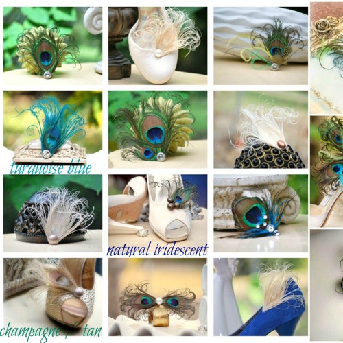Wedding Peacock Hair Comb Fascinator. Engagement Peacock Feather. Bride Bridal Big Day Pin.Teal Green shops Turquoise Metallic Boudoir Spring Gift