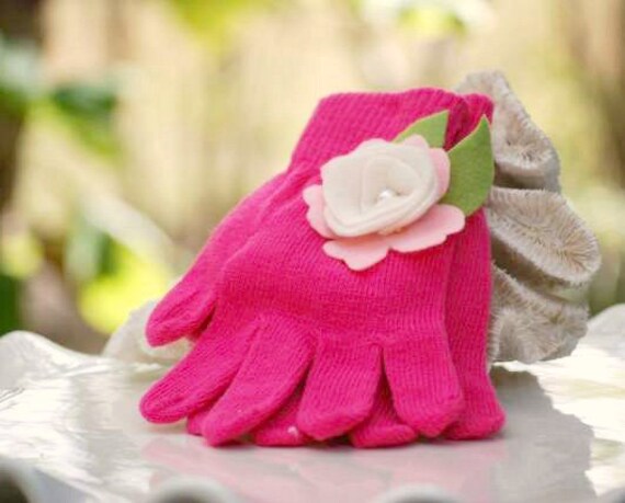 Pink toddler gloves outlet