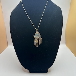 Palestinian stainless steel Necklace | depicts the imagine of the “Dome of the Rock” comes in Gold & Silver
