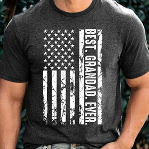 Custom Best Grandad Ever Shirt – Funny Grandpa Gift, Birthday or Holiday Tee, Cool Grandad Apparel, Family Love, Unique Grandparent Shirt