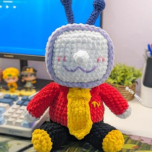 Handmade Crochet Plush  Mr. Tenna  |  DELTARUNE Inspired Amigurumi  Made to Order Physical  Product