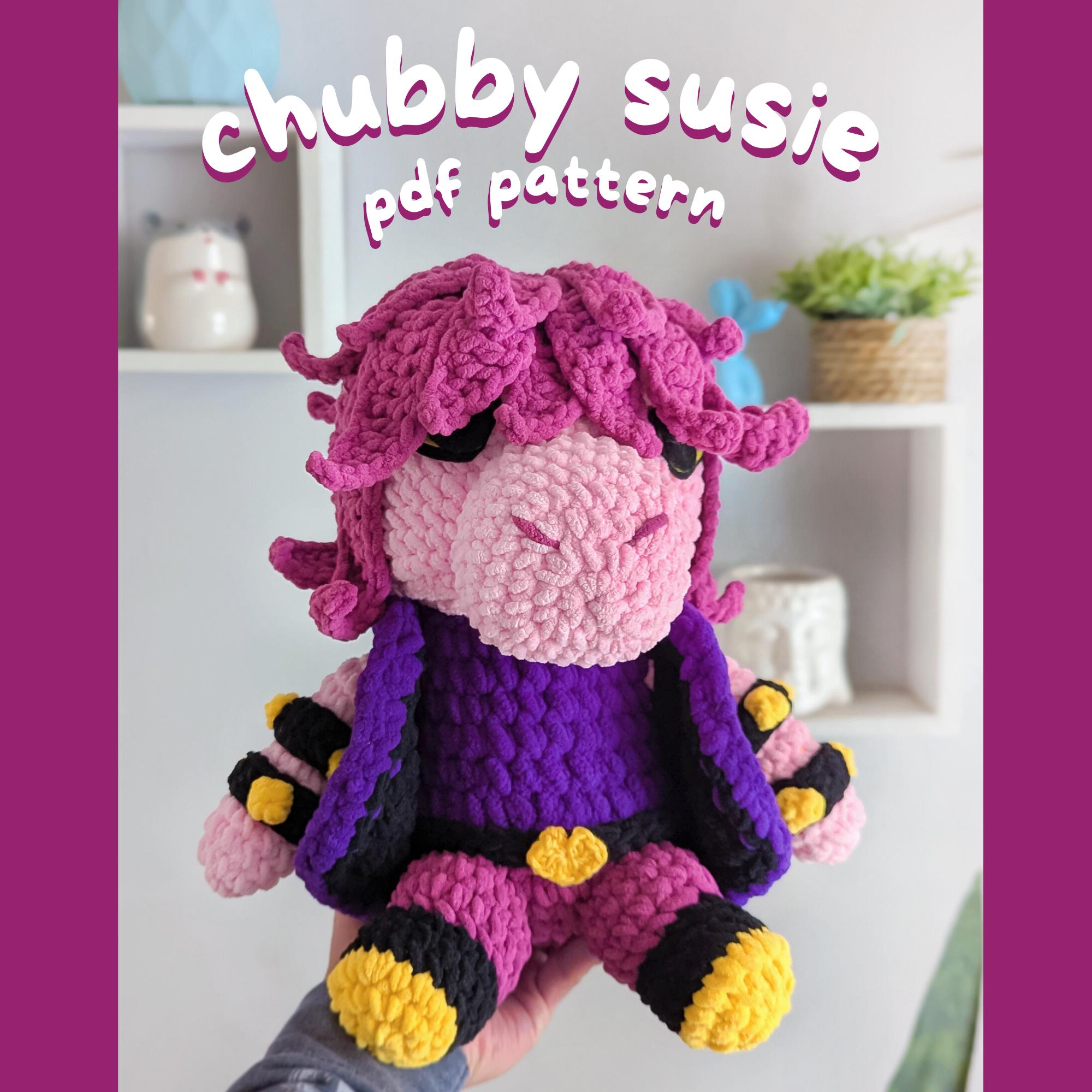 SUSIE - Crochet Digital Pattern PDF - DELTARUNE Inspired Character ...