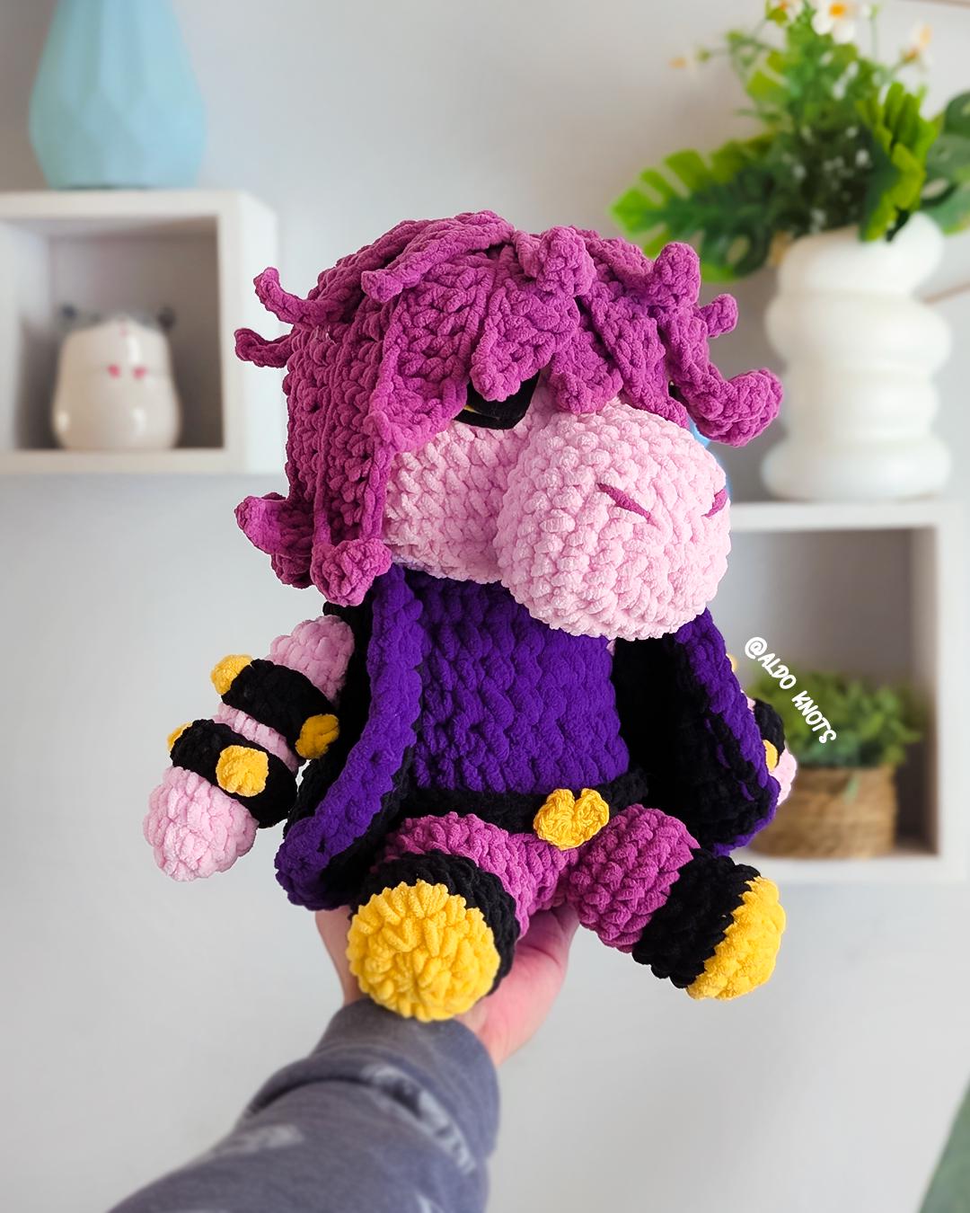 SUSIE - Crochet Digital Pattern PDF - DELTARUNE Inspired Character ...