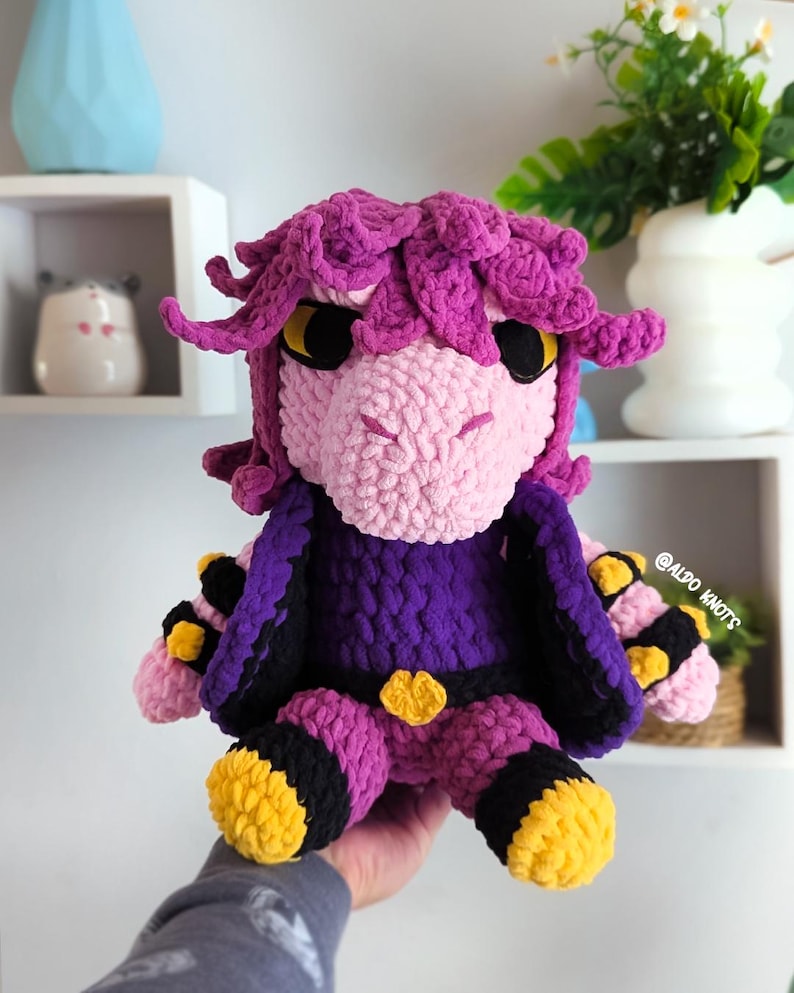 SUSIE - Crochet Digital Pattern PDF - DELTARUNE Inspired Character ...