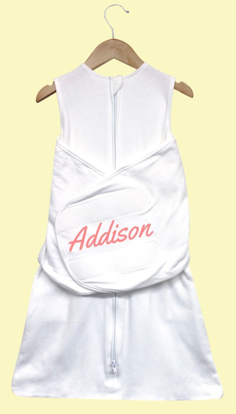 Wearable Baby blanket Swaddle Custom Embroidered Baby Etsy