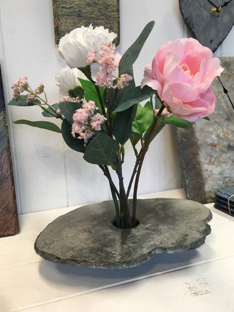 Ikebana Slate Vase cornish Slate Etsy