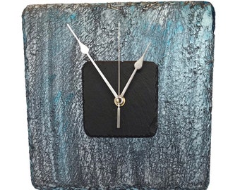 Ocean wave slate clock - 25x25 cms - silent mechanism