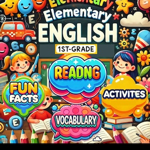 Grade 1 Reading Pack: Comprehension, Stories, Vocabulary, and Fun Activities