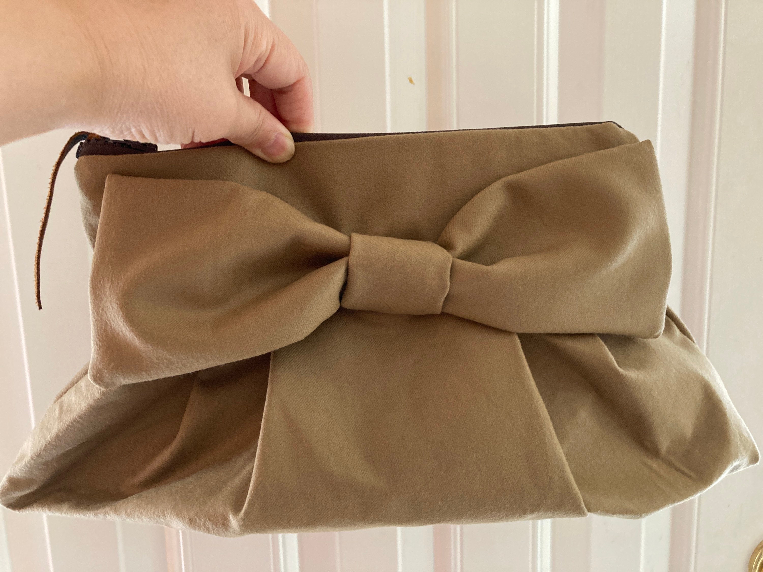 Japanese kimono print clutch / travel purse / toiletry pouch | Felt