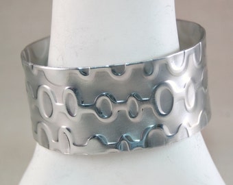 Nickel Free Cuff Bracelet Wide Cuff Bracelet Metal Cuff Bracelet Patterned Cuff Bracelet Textured Cuff Bracelet Hypo Allergenic