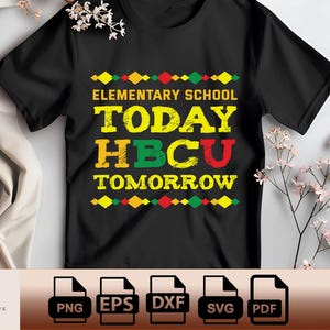 Future HBCU College Png, Elementary School Today HBCU Tomorrow Png Svg Pdf Eps Dxf