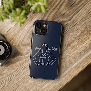 Paige Bueckers Tough Phone Case Womens Basketball, Paige Buckets Silhouette Hey 5 Wings Gift, Retro Dallas Fan Cover, Minimalist Sports Cute