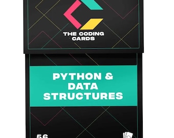 Python Cheat Sheet Coding Flashcards, Data Structures, Algorithms