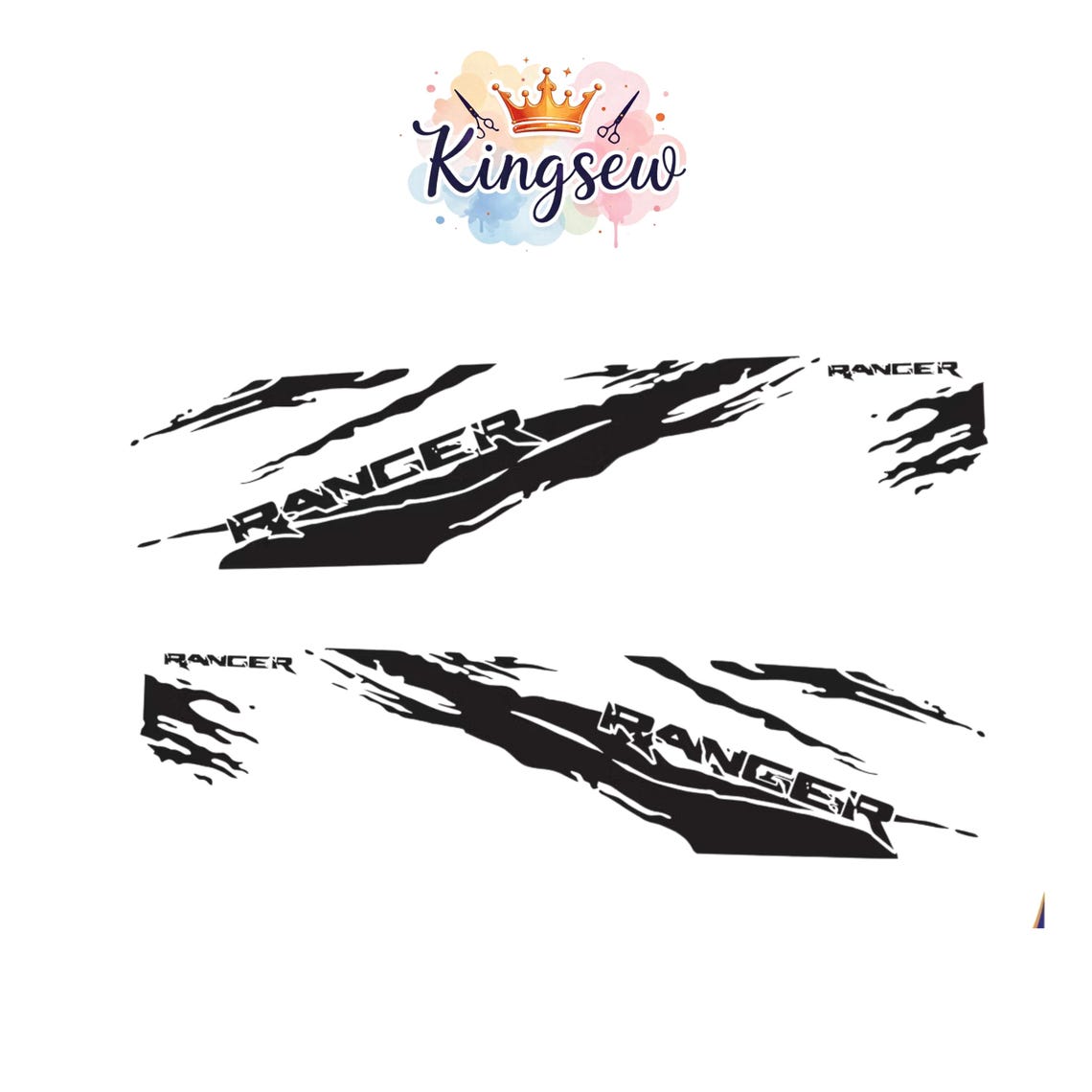 Ford Ranger Side Body Decal Rear Trunk Sticker Car Decal Sticker Vinyl ...